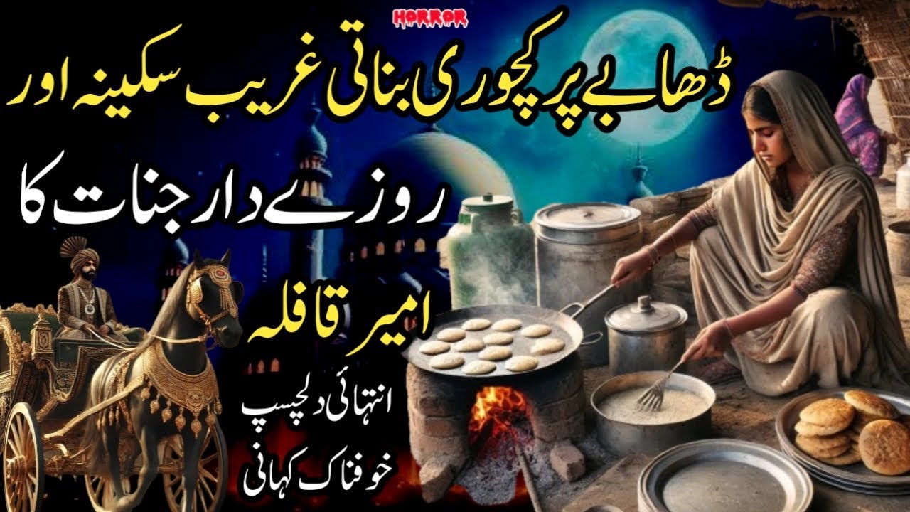 Dhabbay Pe Kachori Bnati Ghreeb Sakina Aur Rozadar Jinnat Ka Ameer Kafla
