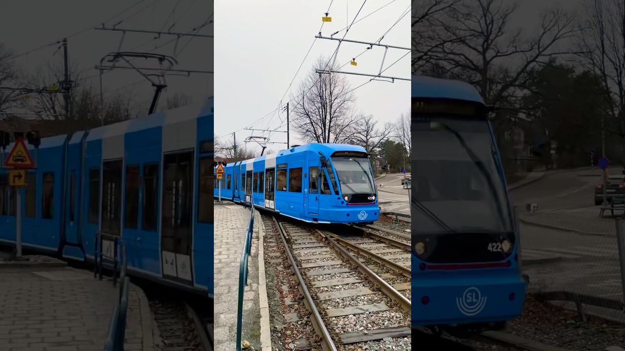 Tramwaj Bombardier zmienia kierunek na lewostronny w Sztokholmie 🇸🇪