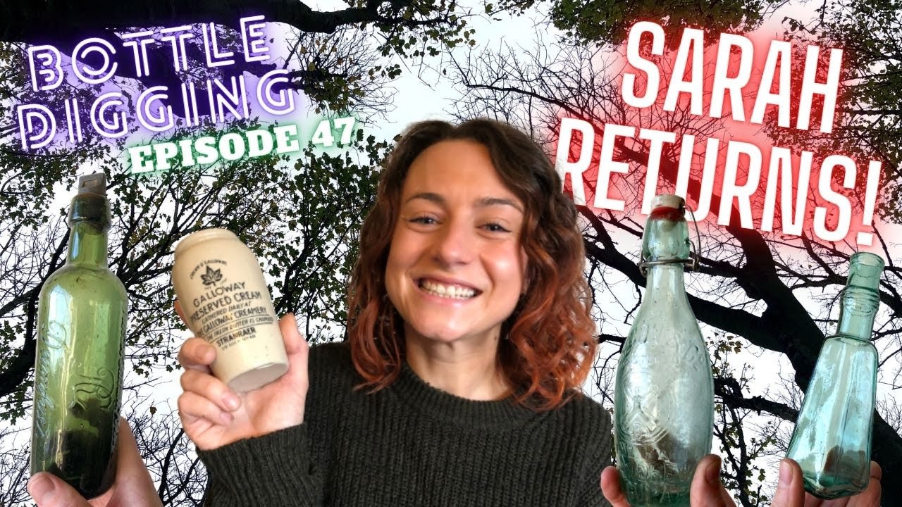 Bottle dump digging, Fife, Scotland, UK - near Edinburgh - stoneware cream pots and more! Episode 47