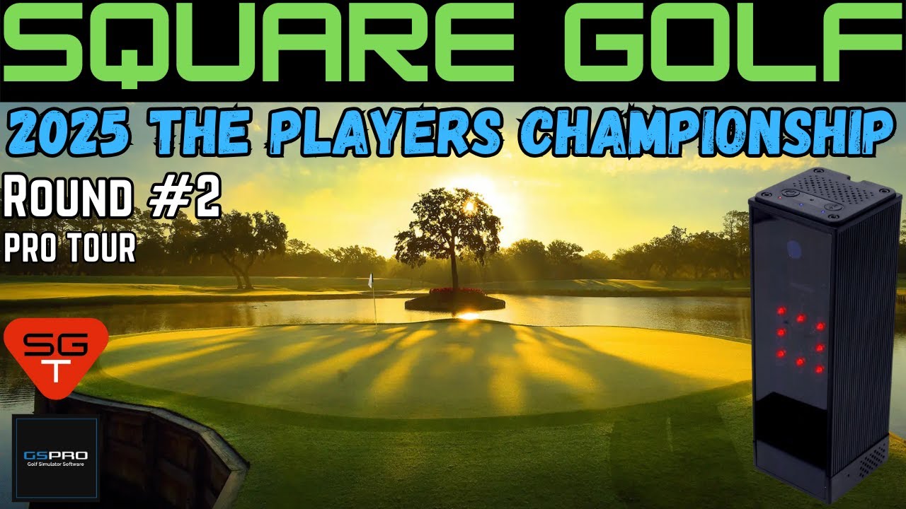 THE PLAYERS Championship – Round 2 with Square Golf Launch Monitor! | SGT Pro Tour
