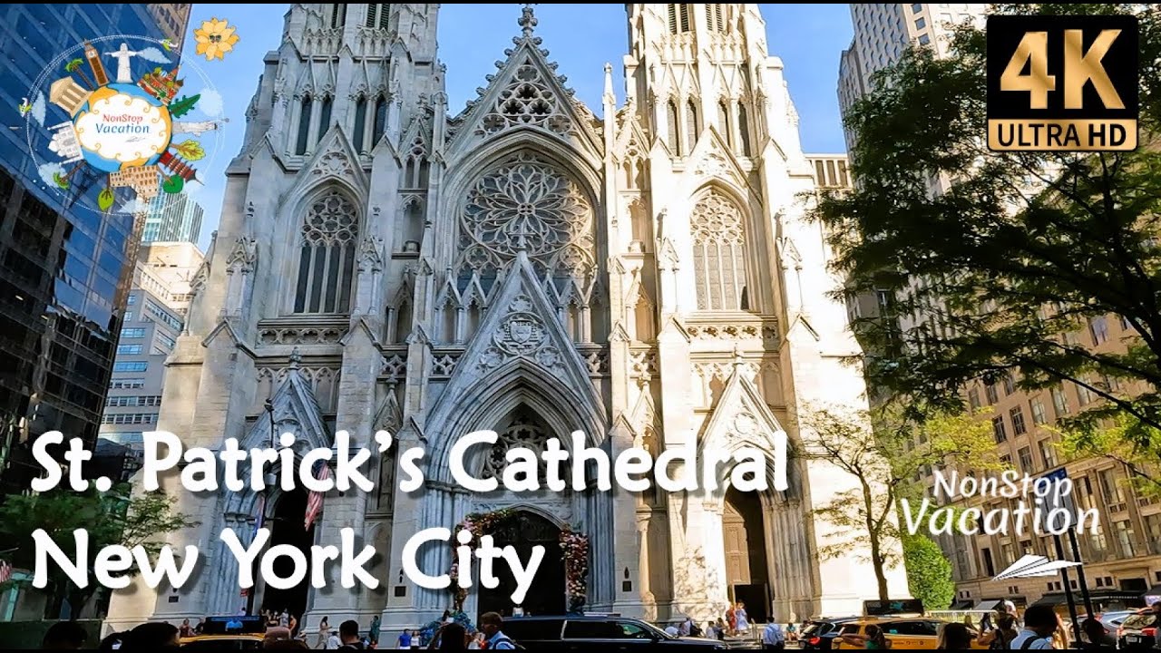 Saint Patrick's Cathedral NYC - LARGEST Gothic Catholic Cathedral in USA | Travel Walk Tour [4K]