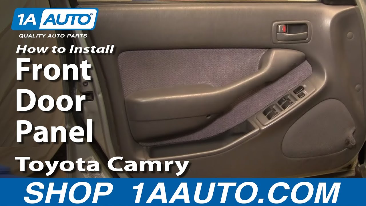 How To Replace Front Door Panel 92-96 Toyota Camry