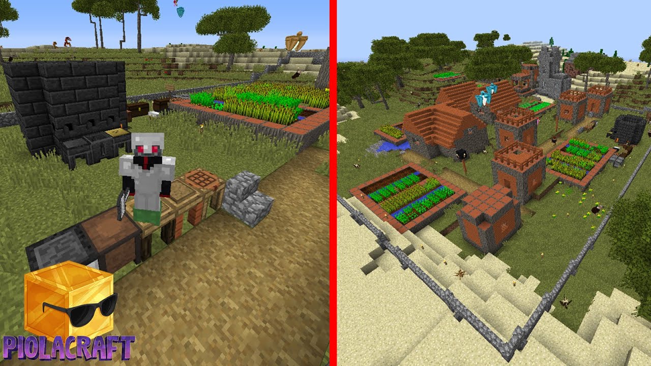 Mis COMIENZOS en el SERVIDOR de mods PIOLACRAFT!✌