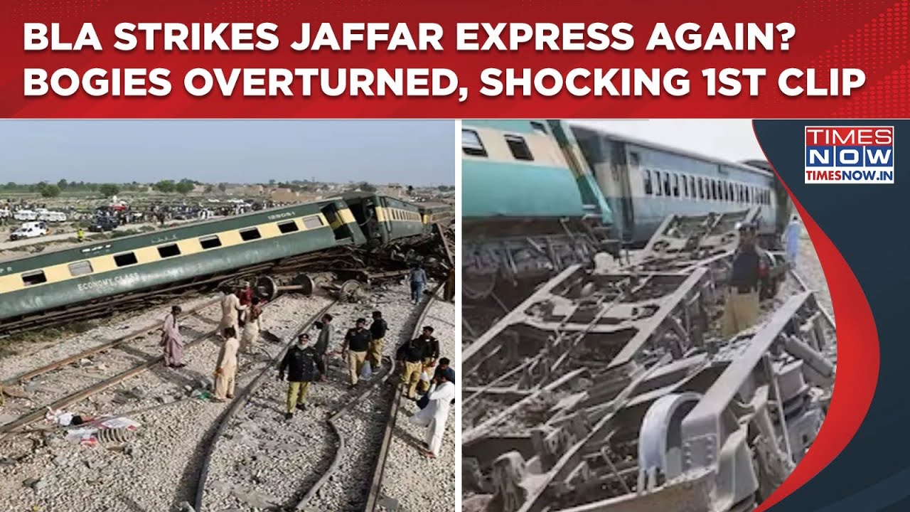 BLA Strikes Jaffar Express Again In Balochistan? Bogies Overturned| Ist Video From Pakistan Shocker