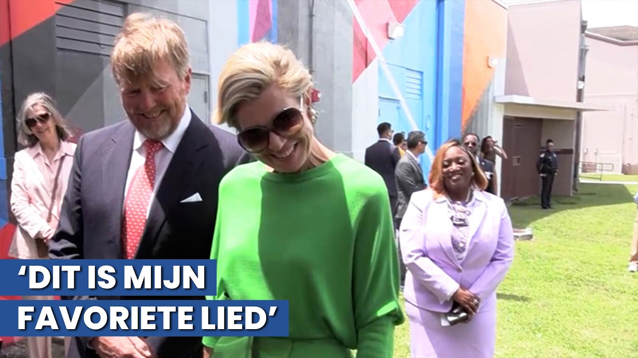 Aandoenlijk moment koningin M&aacute;xima gefilmd