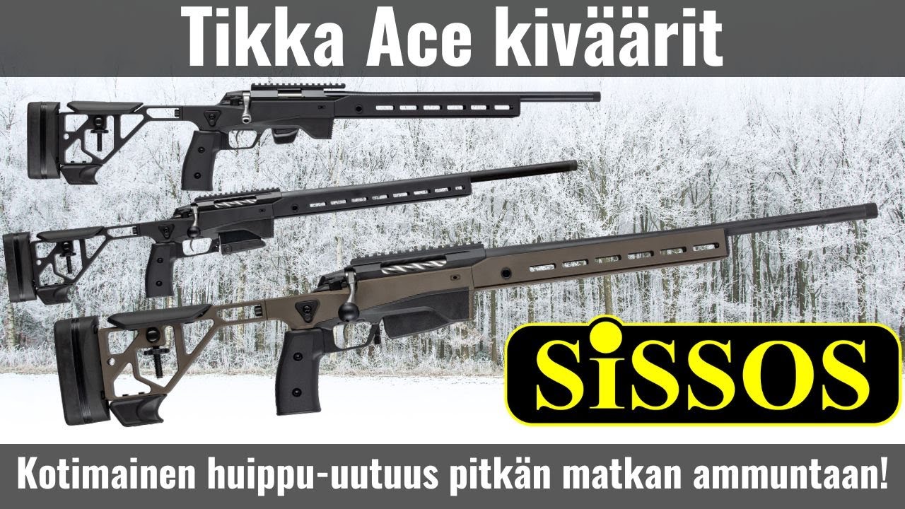 Tikka T1x / T3x Ace kiväärit - Ensipuraisu kotimaiseen PRS-kivääriin