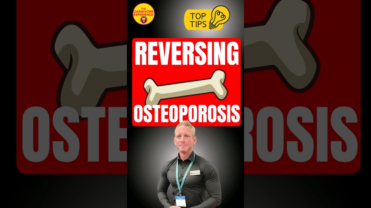 Reversing osteoporosis is NOT about taking calcium supplements.Far from it #carnivorediet #carnivore
