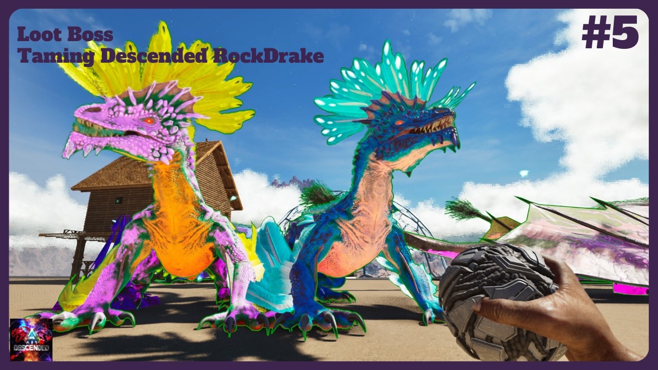 Ark Descended FR S2 - Expédition avec Mélio pour mon Rock Drake-Spoiler les stats font pleurer