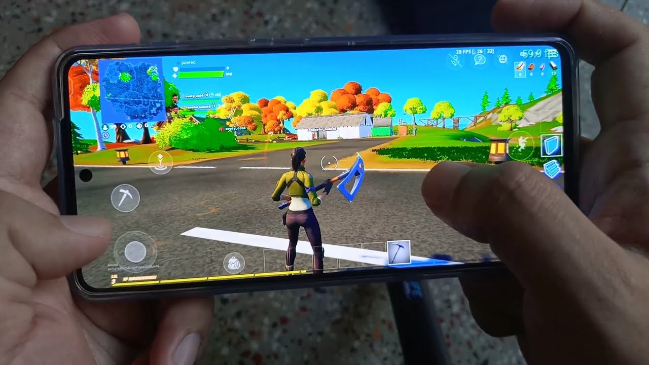 IQOO 7 LEGEND Fortnite Review | can it play? at what FPS? temperature rise? battery drain?
