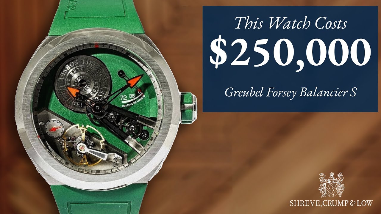 Who is Greubel Forsey? Balancier S Green LE Review
