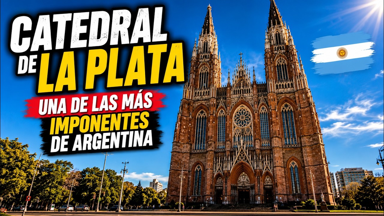 La Imponente Catedral de La Plata, Argentina ⛪ - Recorrido a pie narrado, Prov. de Buenos Aires AR