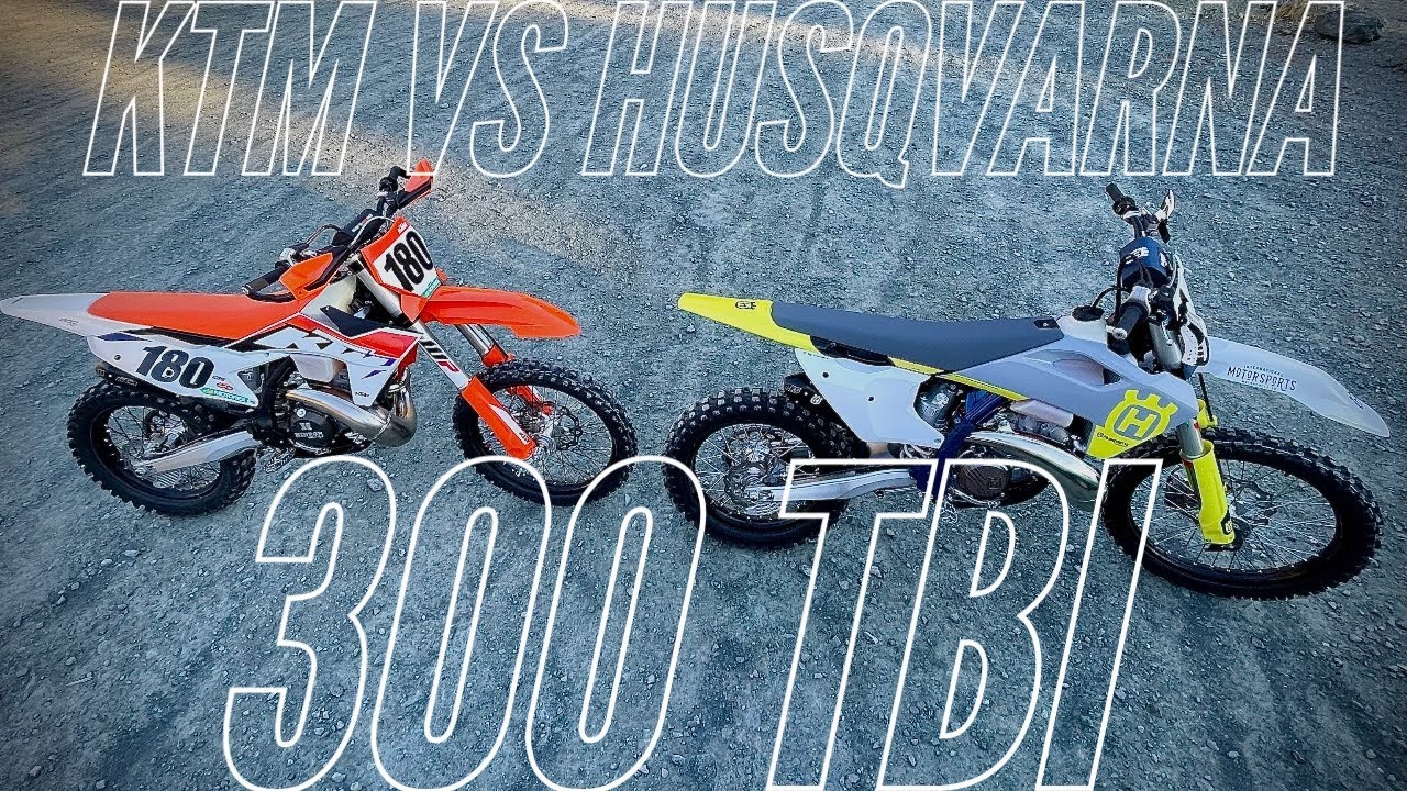 23 KTM 300 XC TBI против 23 HUSQVARNA TX 300 TBI