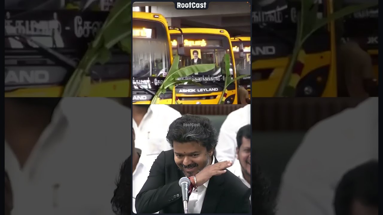 New Government Buses in TVK Flag Colours? | Rootcast
