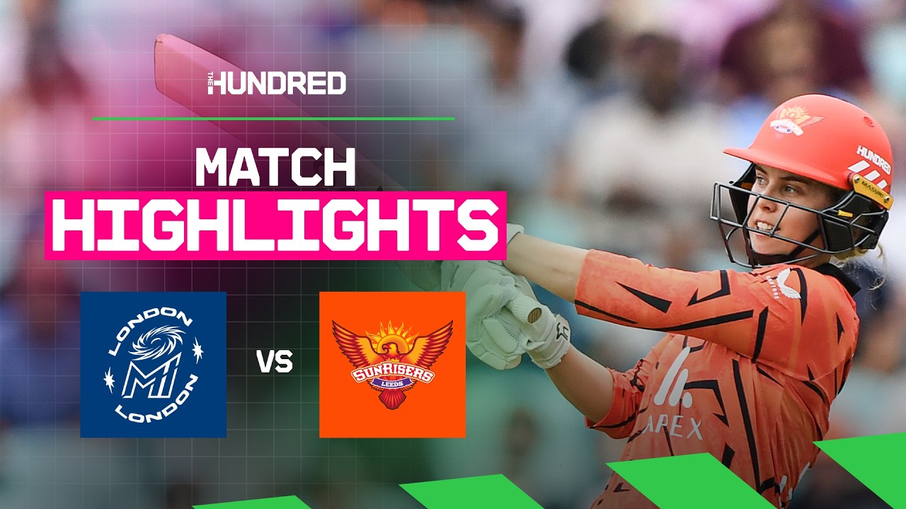 Phoebe Litchfield STARS in The Hundred Opener ⭐️ | MI London v SunRisers Leeds Highlights