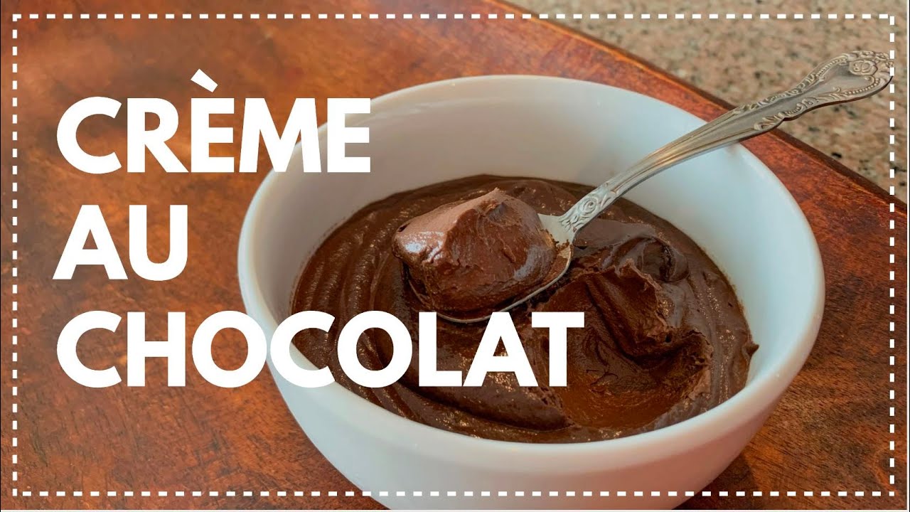 Crème au CHOCOLAT céto SANS FOUR [RECETTE]