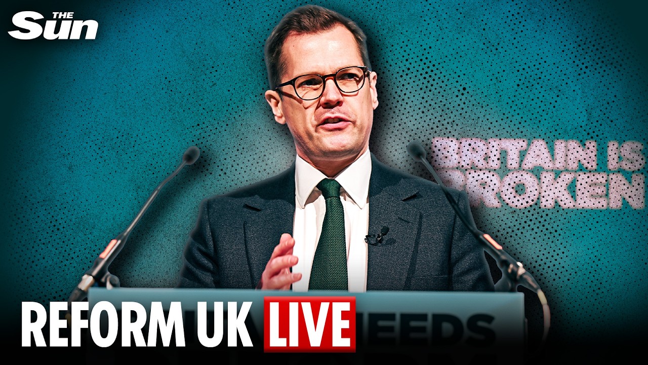LIVE: Reform UK hosts central London press conference on economic growth