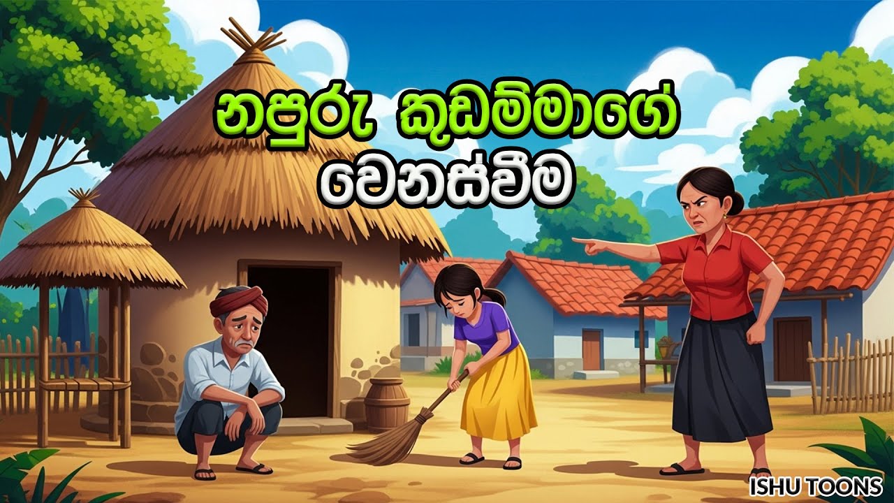 නපුරු කුඩම්මාගේ වෙනස්වීම | Napuru Kudammage Wenaswima | Ishu Toons | Katha