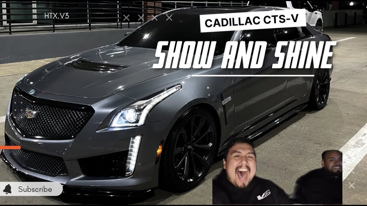 CADILLAC CTS-V RIDE ALONG (PASSENGER IS TERRIFIED )