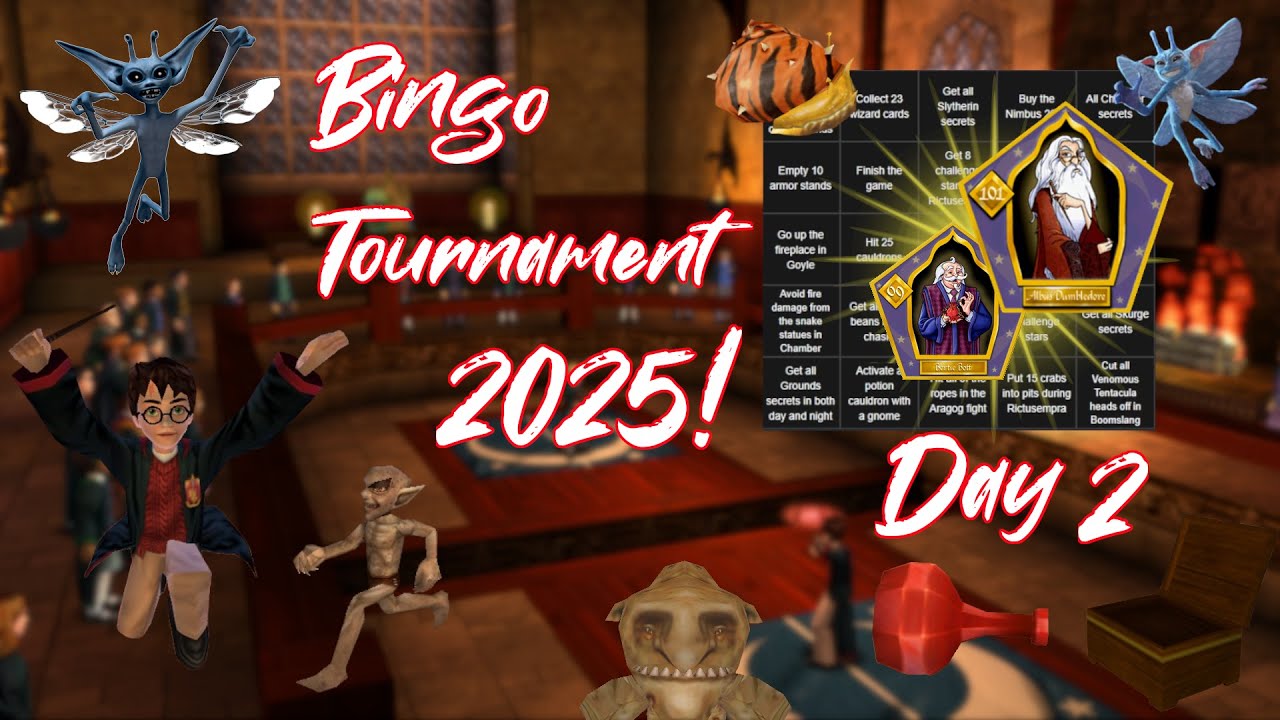 Harry Potter 2 (PC) Bingo Speedrunning Tournament 2025 - Group Stage Day 2