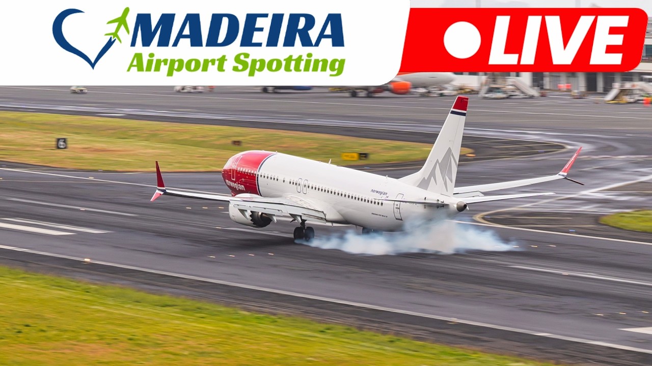 LIVE Action at Madeira Island Airport 16.04.2026