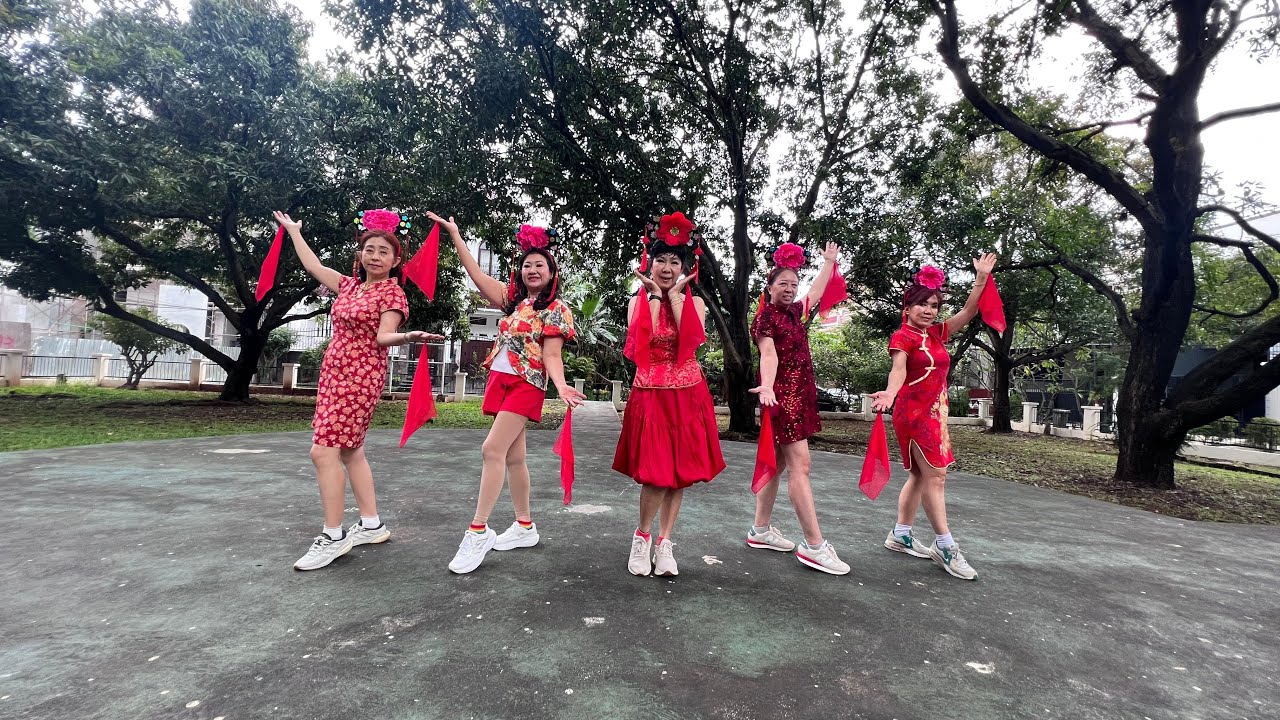 Yenny Line Dance Da Di Hui Chun demo by Asri Dancers🥰