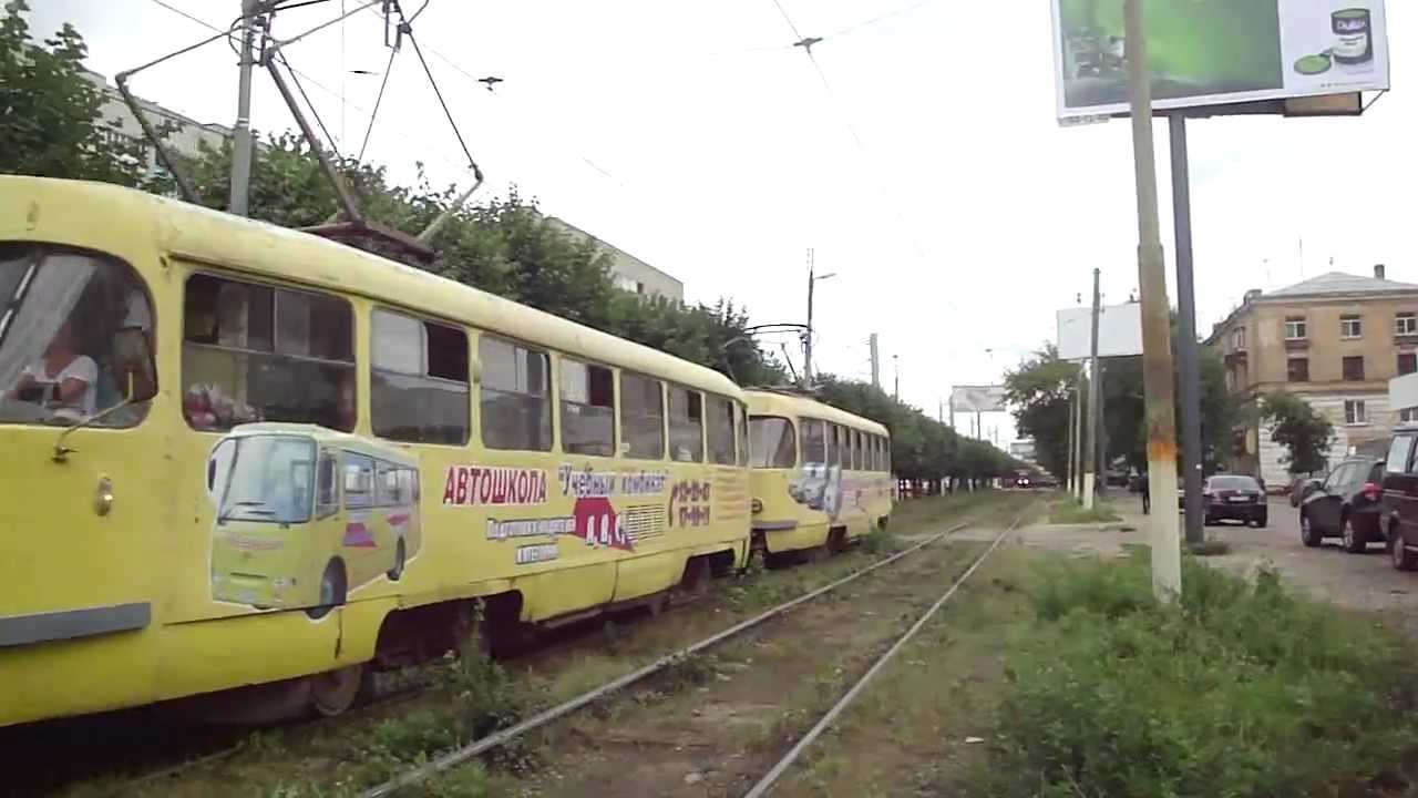 Трамваи в г. Тверь 2010 - Trams in Tver, Russia (Now Closed)