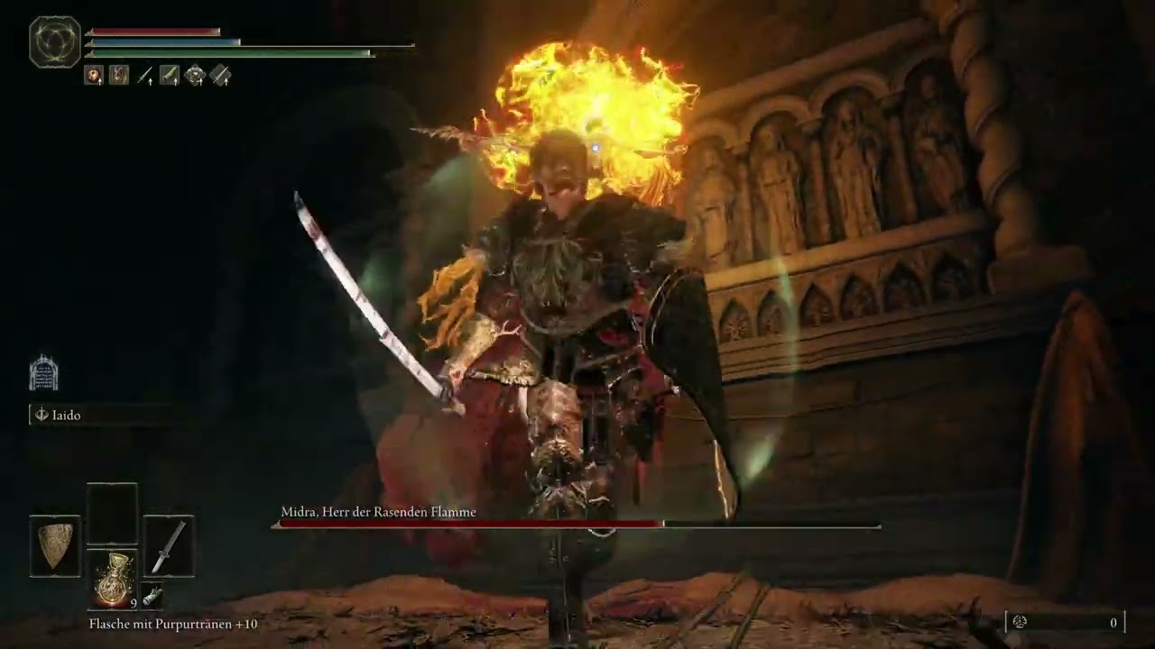 Midra Boss Fight | 1st Time DLC, No Vigor Level up, No Summons, No Scadu Fragments