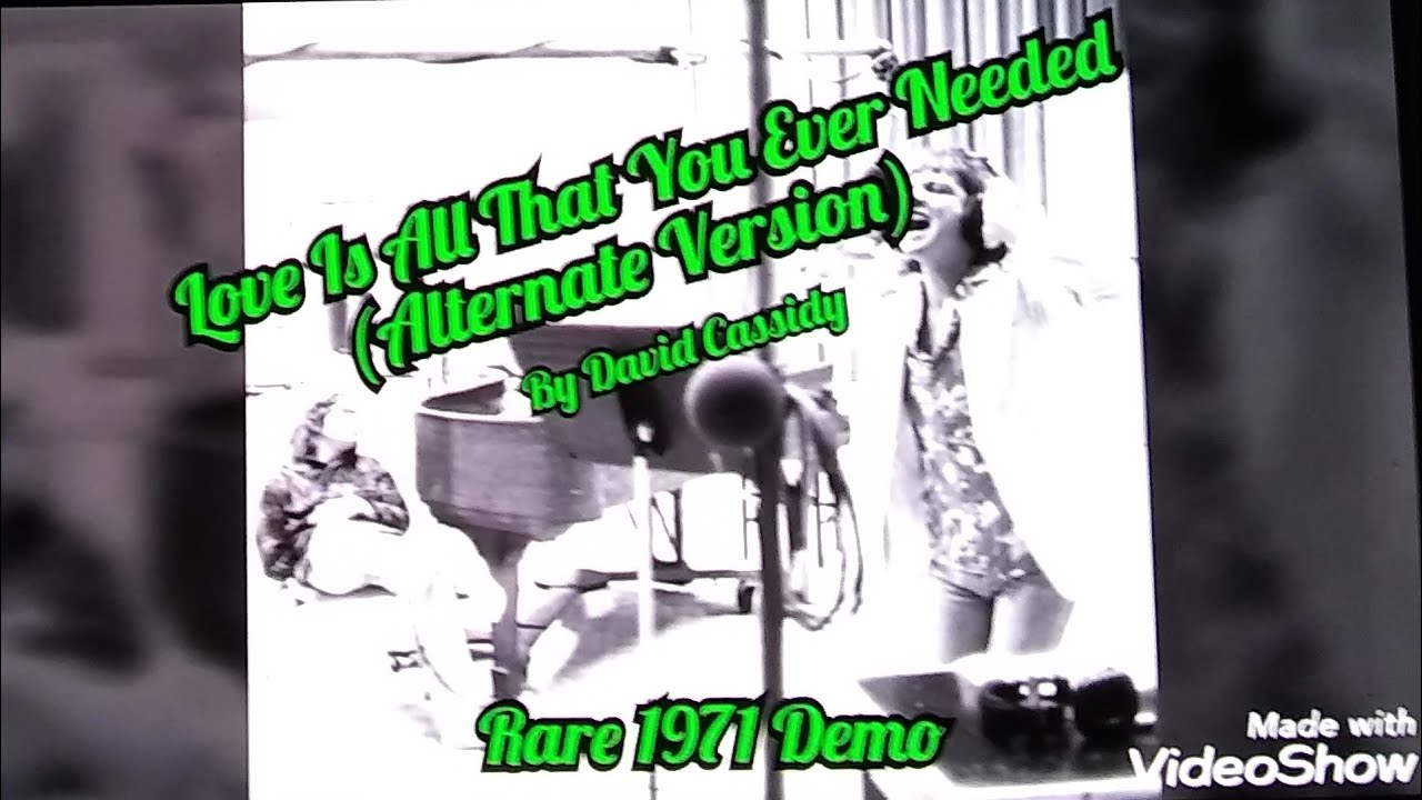David Cassidy - Love Is All That You Ever Needed (Alt Version) (1971 Unreleased  Recording)