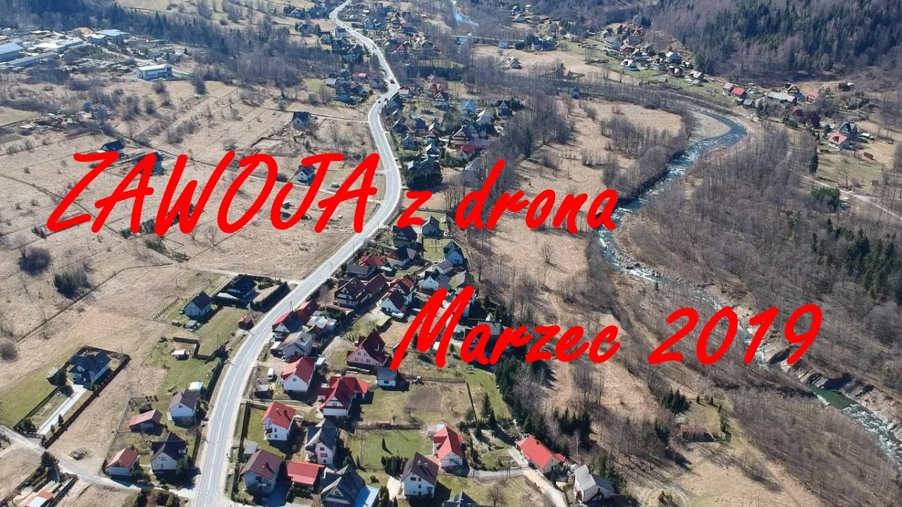 Zawoja z drona - marzec 2019