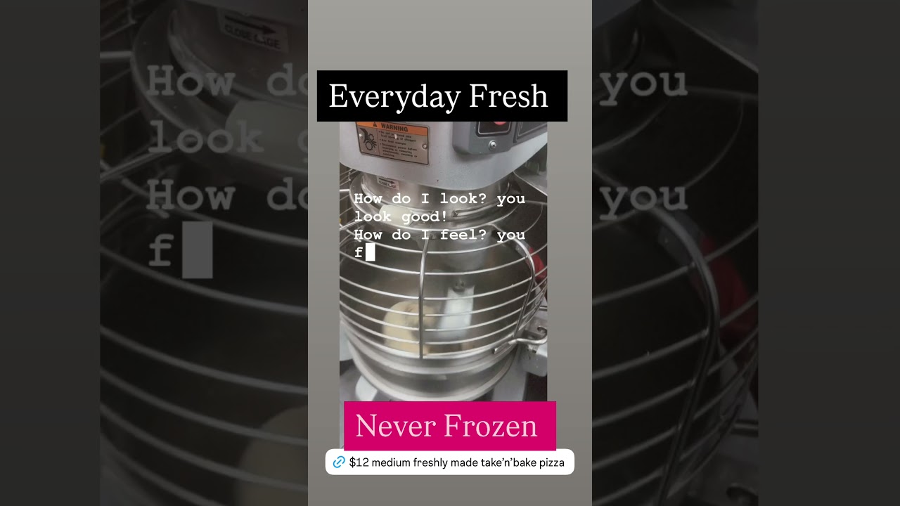 Everyday Fresh Dough #viral #pizza #freshmade