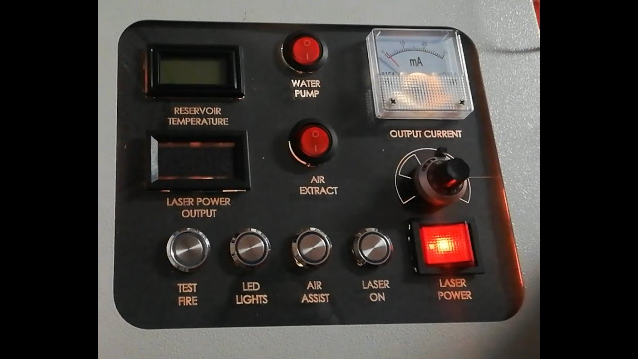 K40 Laser upgraded control panel, wiring Part 1.