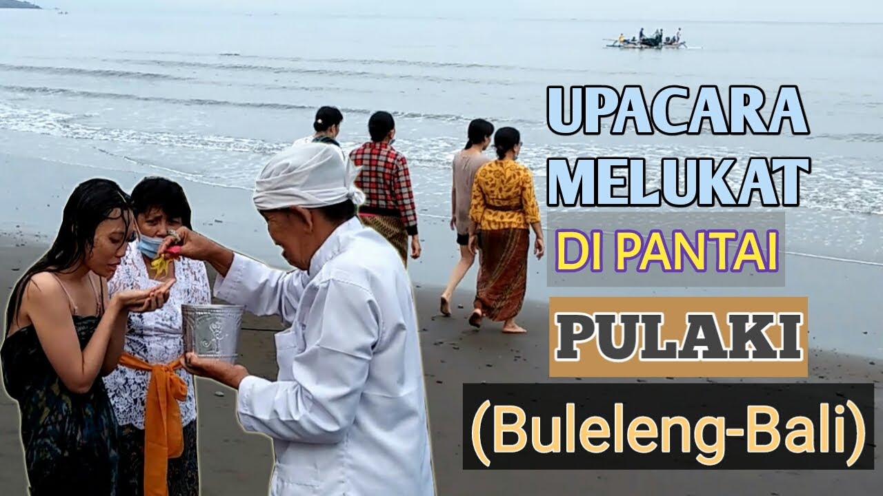 Upacara Melukat di pantai pulaki || Buleleng-Bali