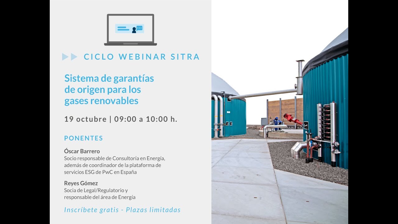 Sistemas de garantías de origen para los gases renovables