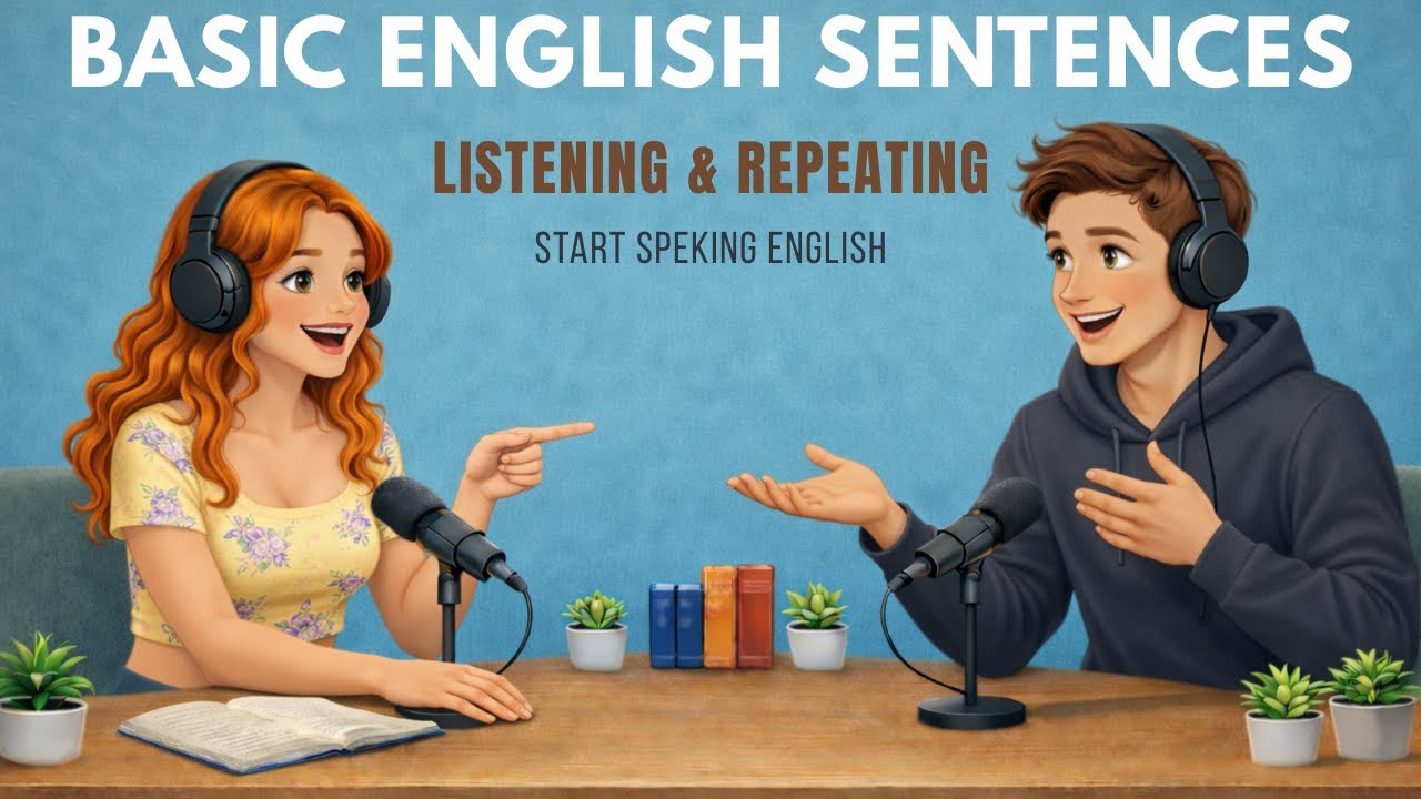 English Podcast To Learn English | Listening & Repeating Basic English Sentences |Learn English Fast