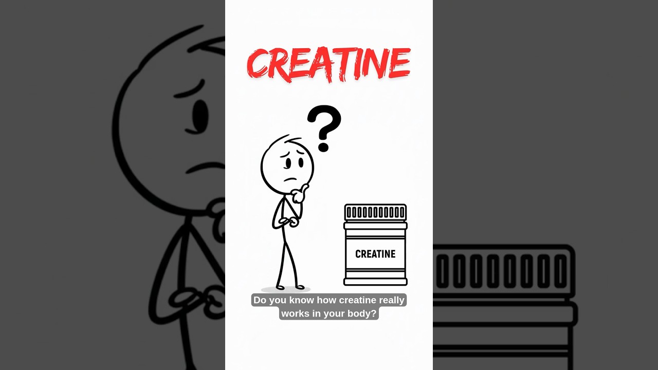 How Creatine Works in Your Body &ndash; Explained Simply with Science! 💥💊 #creatine #pharmcology
