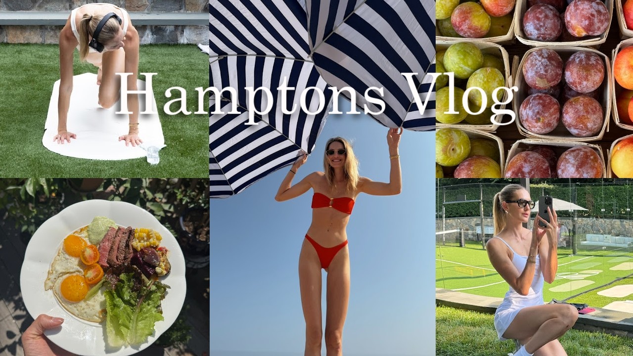 Hamptons Travel Vlog | Work Event, GRWM & Montauk Beach Day