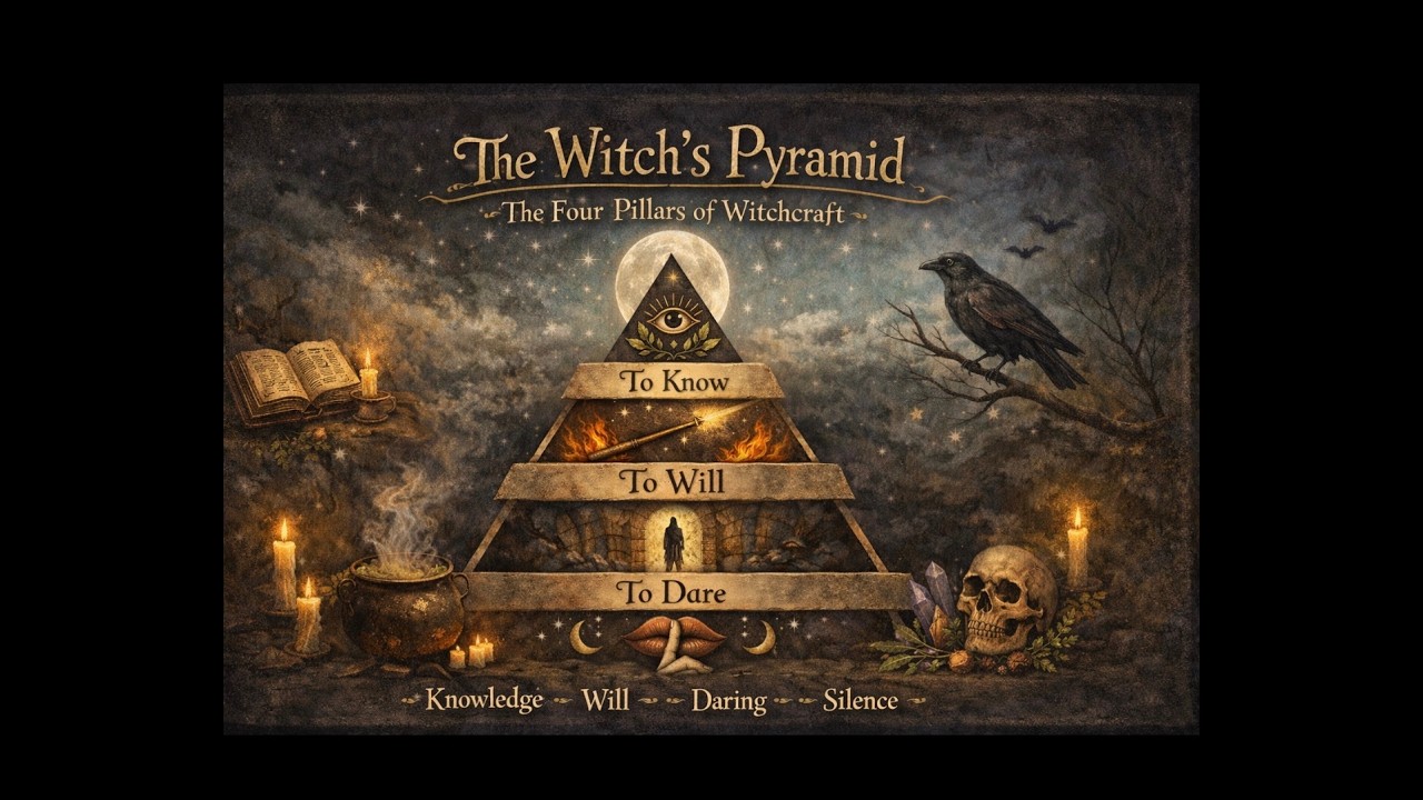 🔺The Witch’s Pyramid: The Four Pillars of Witchcraft 🔺