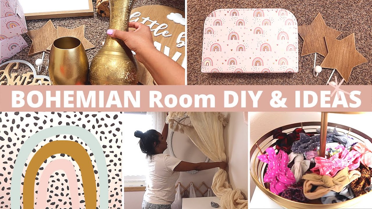 GIRLS ROOM DECOR IDEAS | ROOM MAKEOVER | KIDS ROOM MAKEOVER | BOHO ROOM MAKEOVER | CRISSY MARIE