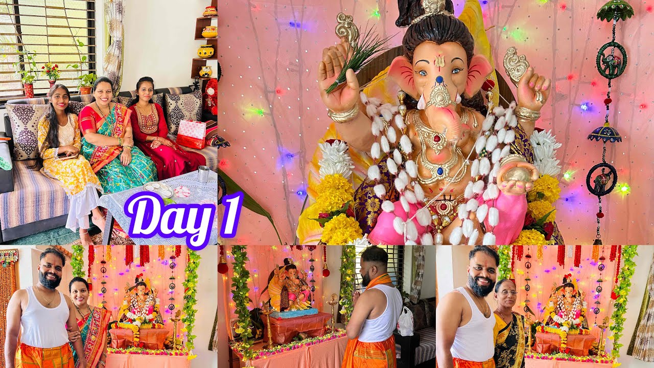 Ganesh Chaturthi vlog|Ganesh Chaturthi celebration with Family|Karwar/Goan Tradition and Chaturthi