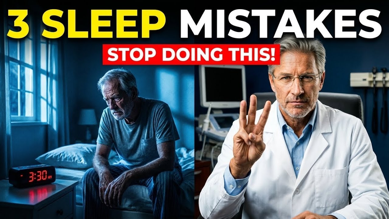 3 Mistakes Keeping Men Over 60 Awake at 3:30 AM. The Hidden Reason You Can't Fall Back Asleep.