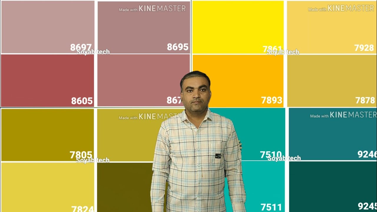 best colour combination with colour code Asian paint colour combination chart (paint chart vlog 1)