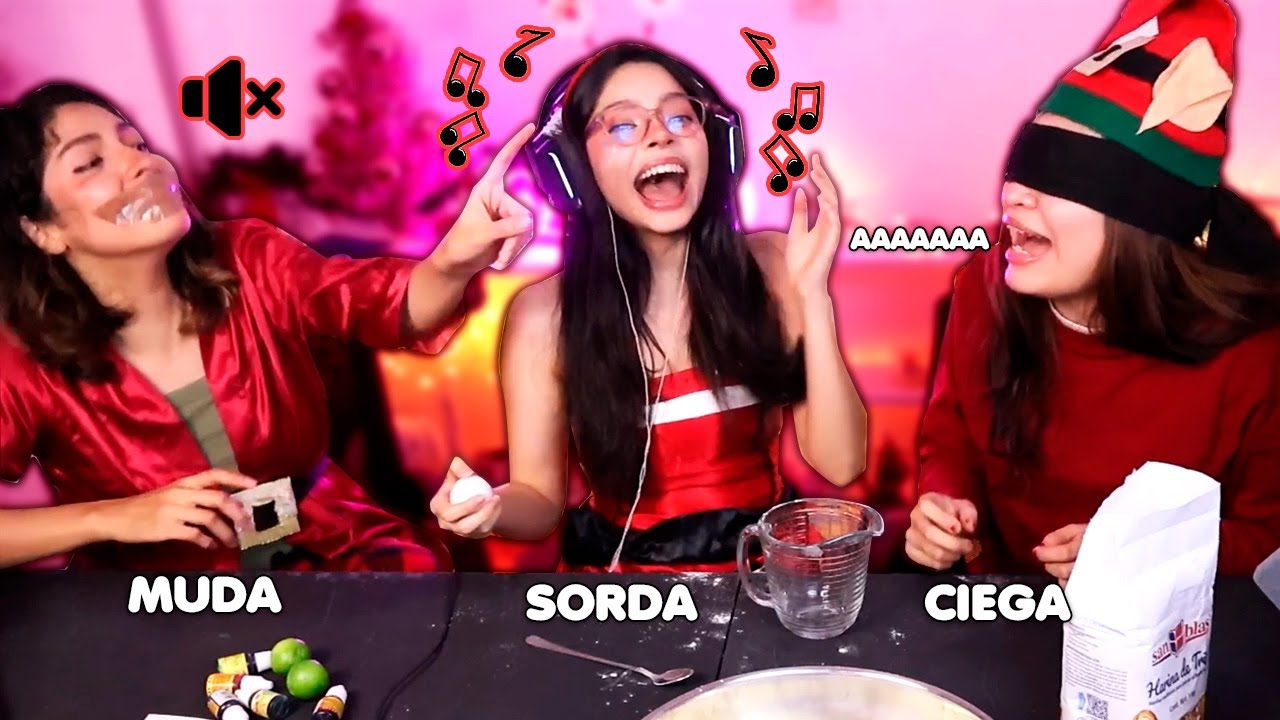 CIEGO, SORDO Y MUDO COCINAN GALLETAS JOCHIS