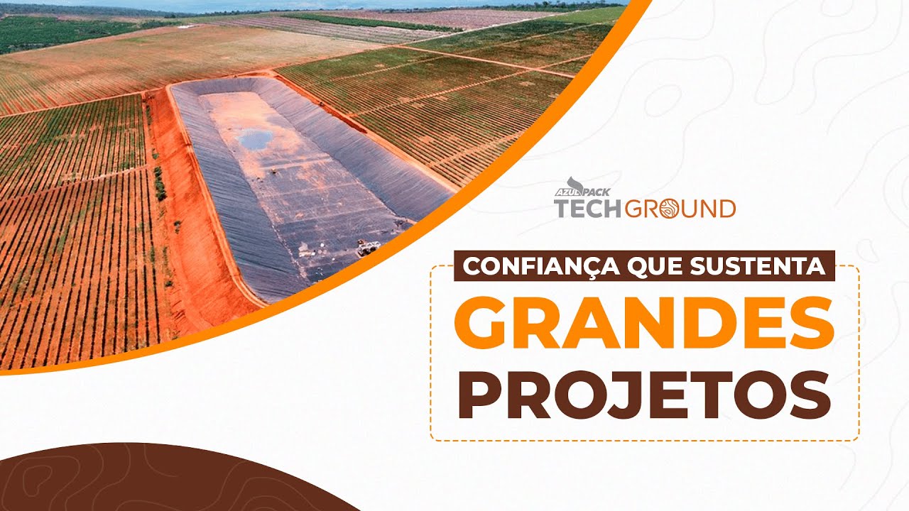 Azul Pack TechGround: inova&ccedil;&atilde;o e tecnologia em geomembranas
