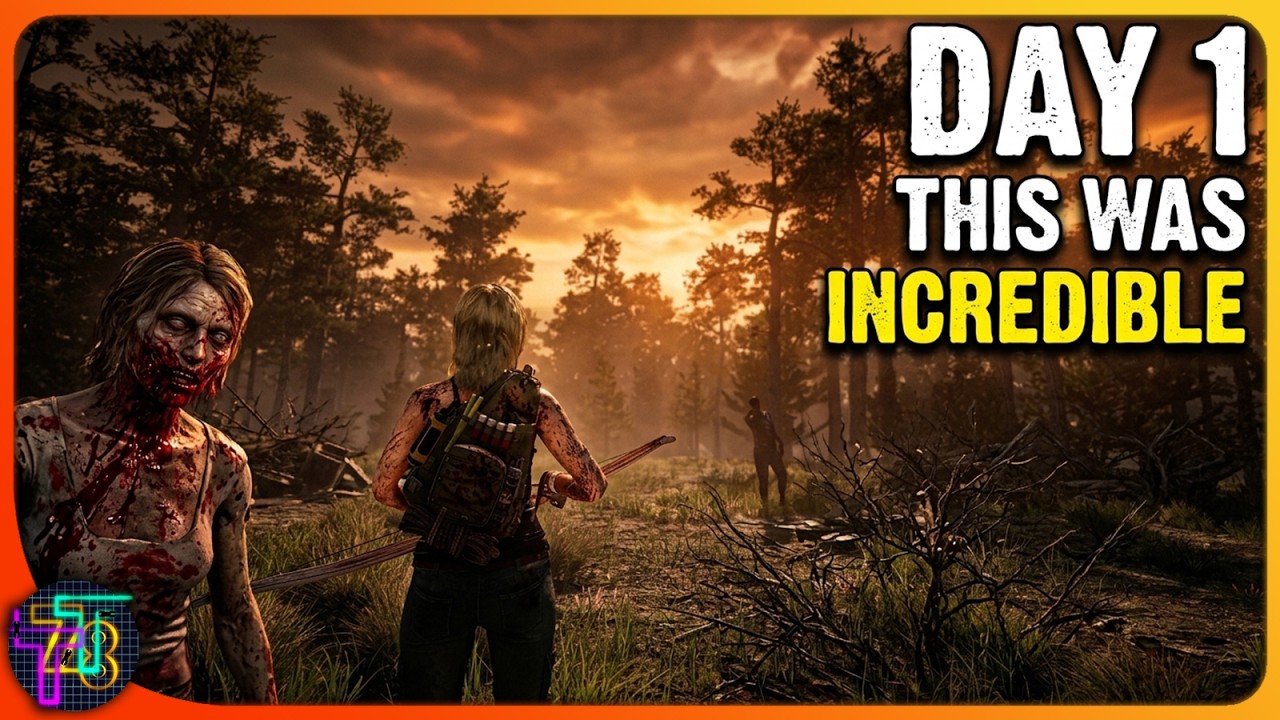 HUMAN HOST 4K60 | First Day In This INCREDIBLE New Zombie Survival Game.
