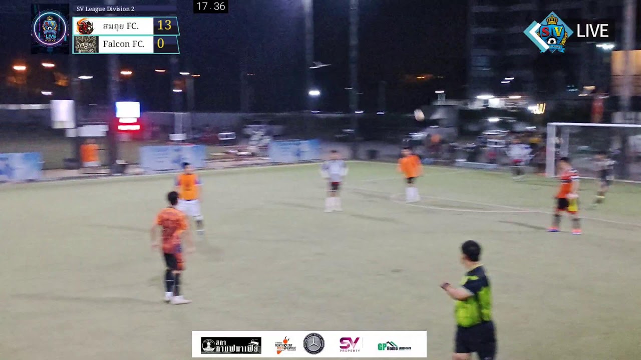 SV LEAGUED ระหว่าง สมถุยFC. VS Falcon FC.