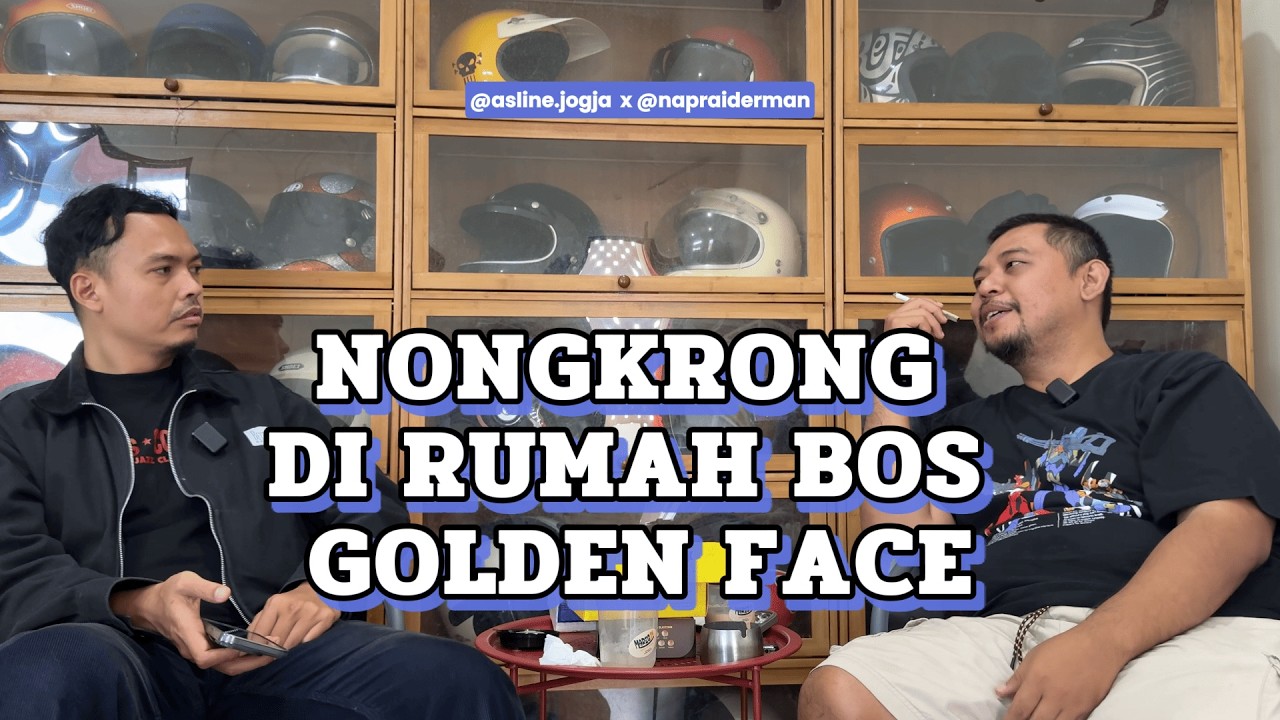 JURAGAN SEPATU JOGJA: Mas Napra (Golden Face) Bongkar Rahasia Bisnis & Koleksi Helm