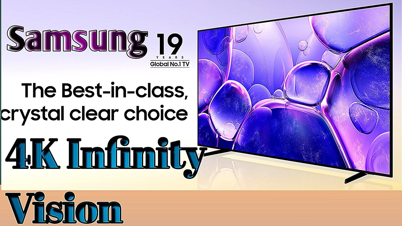 Samsung 43-inch Crystal 4K Infinity Vision Smart LED TV