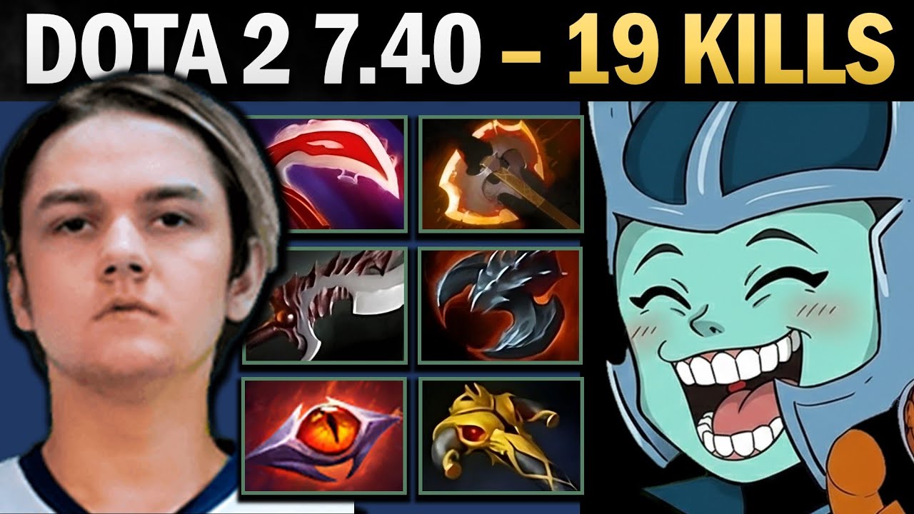 Phantom Assassin Pro Carry with Satanic and 19 Kills - Gameplay Dota
