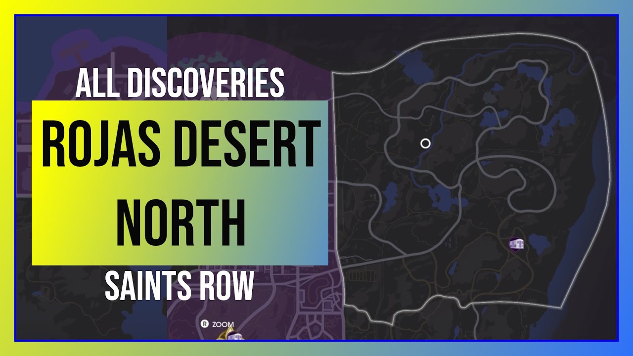 Saints Row: Rojas Desert North - All Discoveries (Lost Wheels, Shooting Ranges, Hidden Stories)