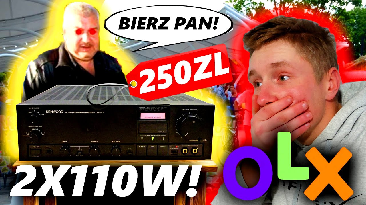 KUPILEM MOCNY WZMACNIACZ DO NAPRAWY OD HANDLARZA NA OLX!! | KENWOOD KA 727